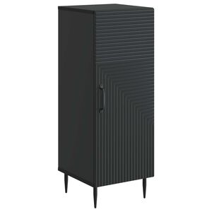 vidaXL Buffet Noir 33 x 34,5 x 89,5 cm Bois d'ing&eacute;nierie
