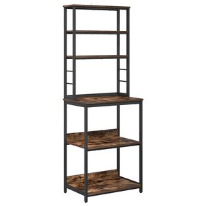 vidaXL &Eacute;tag&egrave;re de cuisine 5 niveaux 60 x 40 x 168 cm Bois d'ing&eacute;nierie