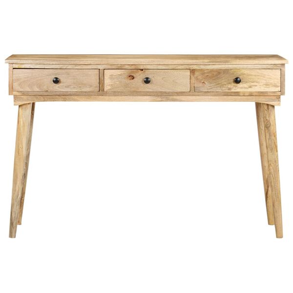 vidaXL Table console 120x50x78 cm Bois de manguier massif