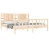 vidaXL Cadre de lit sans matelas 200x200 cm bois massif de pin