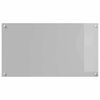 vidaXL Protection de cuisine 2 pcs Gris clair 90 x 50 cm verre tremp&eacute;