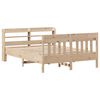 vidaXL Cadre de lit sans matelas 120x190 cm bois de pin massif