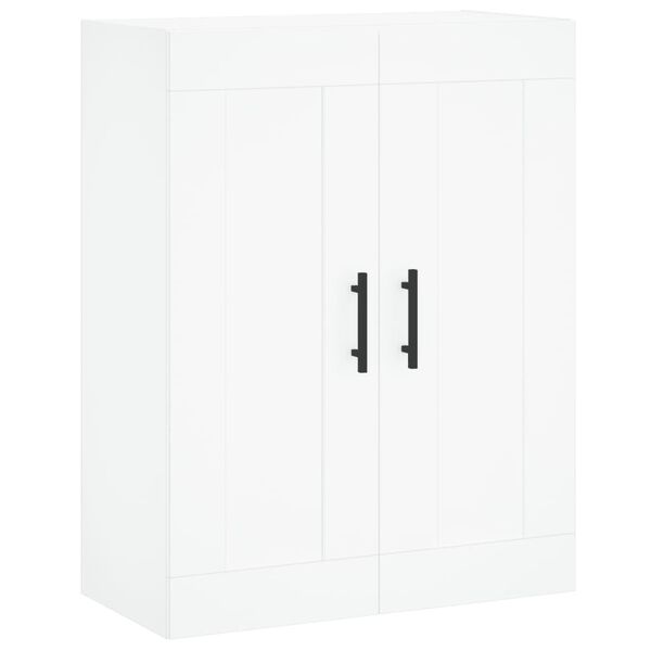 vidaXL Armoire murale blanc 69,5x34x90 cm bois d'ing&eacute;nierie