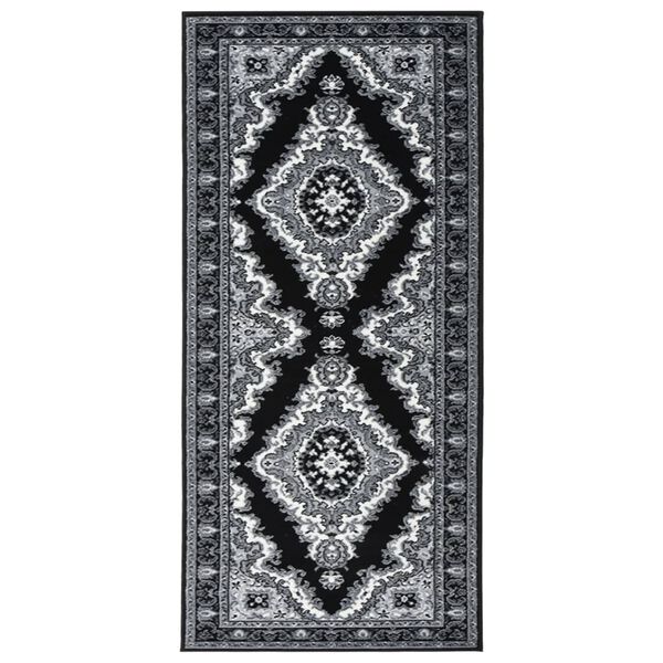 vidaXL Tapis BCF Noir 80x150 cm