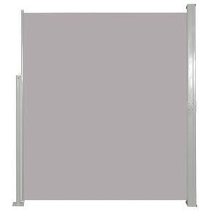 vidaXL Auvent lat&eacute;ral r&eacute;tractable de patio 170x300 cm Gris