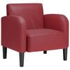 vidaXL Chaise de canap&eacute; et accoudoirs rouge bordeaux 54 cm similicuir