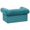 vidaXL Canap&eacute; pour chien Turquoise 75 x 50 x 38cm Peluche