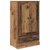 vidaXL Haut Armoire avec tiroir 3 pcs Bois Ancien Bois d'ing&eacute;nierie