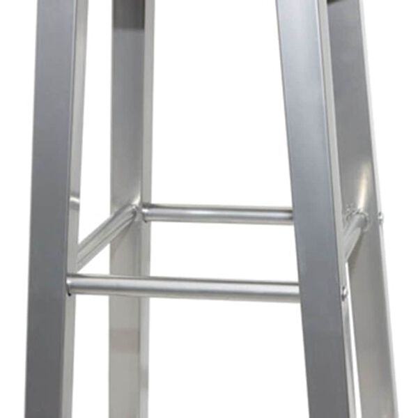 vidaXL Tabourets de bar lot de 4 argent&eacute; et marron MDF