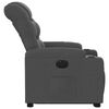 vidaXL Fauteuil inclinable &eacute;lectrique gris fonc&eacute; tissu