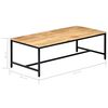vidaXL Table basse 120x60x40 cm Bois de manguier solide brut