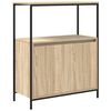 vidaXL Meuble de salle de bain et étagères chêne sonoma 76,5x35x95 cm