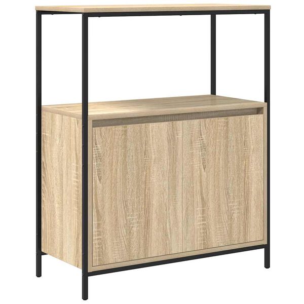 vidaXL Meuble de salle de bain et étagères chêne sonoma 76,5x35x95 cm