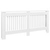 vidaXL Cache-radiateur Blanc bois d'ing&eacute;nierie 172 cm