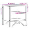 vidaXL Tables de chevet 2pcs ch&ecirc;ne sonoma 40x30x40cm bois d'ing&eacute;nierie