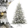 vidaXL Sapin de No&euml;l Artificiel &agrave; Branches Articul&eacute;es Blanc 240 cm