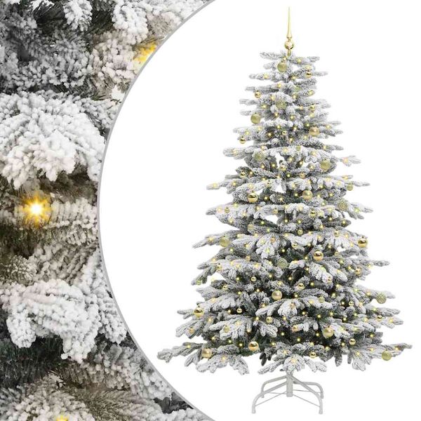 vidaXL Sapin de No&euml;l Artificiel &agrave; Branches Articul&eacute;es Blanc 240 cm