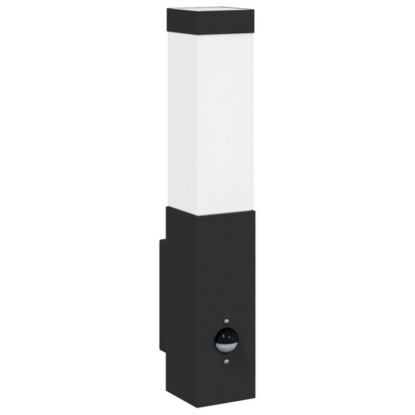 vidaXL Applique murale d'extérieur Noir 10,5 x 6 x 35 cm