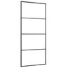 vidaXL Porte coulissante avec kit de quincaillerie 90x205 cm Verre ESG