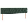 vidaXL Cadre de lit sans matelas vert fonc&eacute; 120x190 cm velours