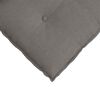 vidaXL Coussin de Dos Gris clair 160 x 50 cm Tissu en velours c&ocirc;tel&eacute;
