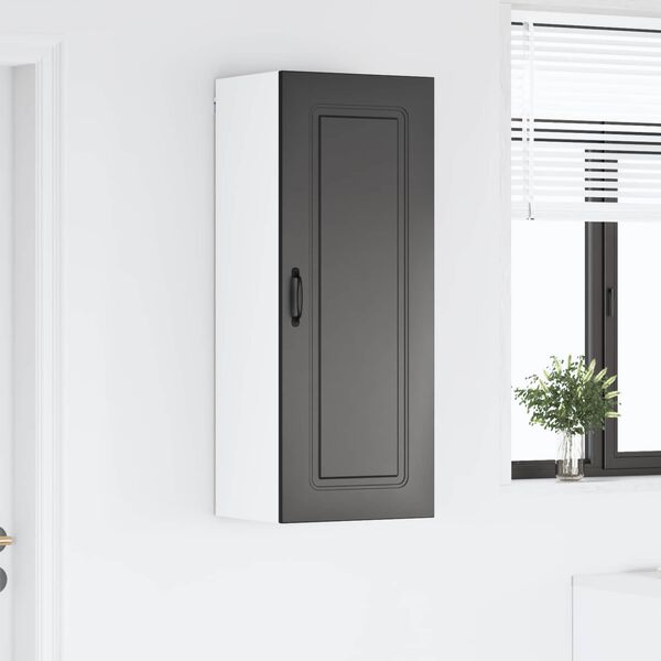 vidaXL Armoire de cuisine avec stockage Kalmar Noir 40 x 31 x 100 cm