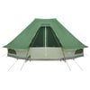 vidaXL Tente Tipi familiale avec toit Vert 466 x 310 x 240 cm
