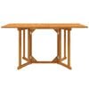 vidaXL Table de jardin papillon pliante 150x90x75 cm bois massif teck