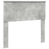 vidaXL T&ecirc;te de lit Gris b&eacute;ton Bois d'ing&eacute;nierie