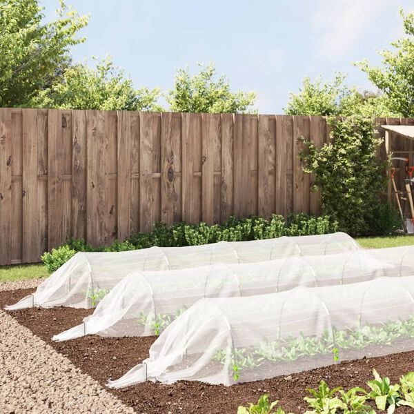 vidaXL Tunnels en filet 3 pcs 1,5x5 m fibre de verre et PP