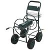 vidaXL Chariot d&eacute;vidoir avec connecteur de tuyau 1/2" 75 m Acier