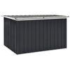 vidaXL Bo&icirc;te de rangement de jardin Anthracite 149x99x93 cm