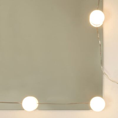 vidaXL Armoire à miroir avec LED Blanc 70x16,5x60 cm