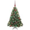 vidaXL Sapin de No&euml;l artificiel avec 150 LED Vert 120 cm PE et PVC