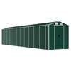 vidaXL Abri de jardin vert 191x980x198 cm acier galvanis&eacute;