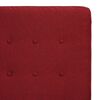 vidaXL Fauteuil inclinable Rouge bordeaux Tissu