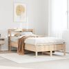 vidaXL Cadre de lit sans matelas 120x190 cm bois de pin massif