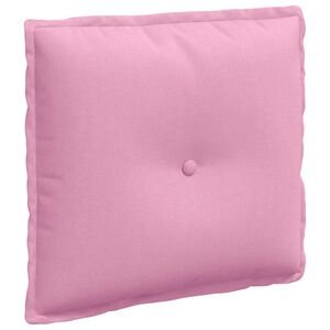 vidaXL Coussin de Dos Rose 50 x 19 x 45 cm tissu