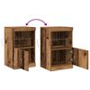 vidaXL Buffet LED Bois ancien 41 x 37 x 67 cm Bois d'ing&eacute;nierie