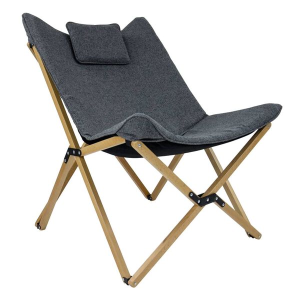 Bo-Camp Chaise de d&eacute;tente Wembley M Gris