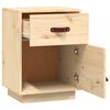 vidaXL Tables de chevet 2 pcs 40x34x55 cm Bois de pin massif