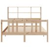 vidaXL Lit bibliothèque sans matelas 120x200 cm bois de pin massif