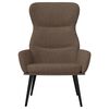 vidaXL Chaise de relaxation Taupe Tissu