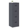 vidaXL Cabinet de Dossier avec tiroir Anthracite 45,5 x 42 x 139 cm