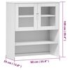 vidaXL Dessus de buffet MOLDE Blanc 90x35x100 cm Bois massif de pin
