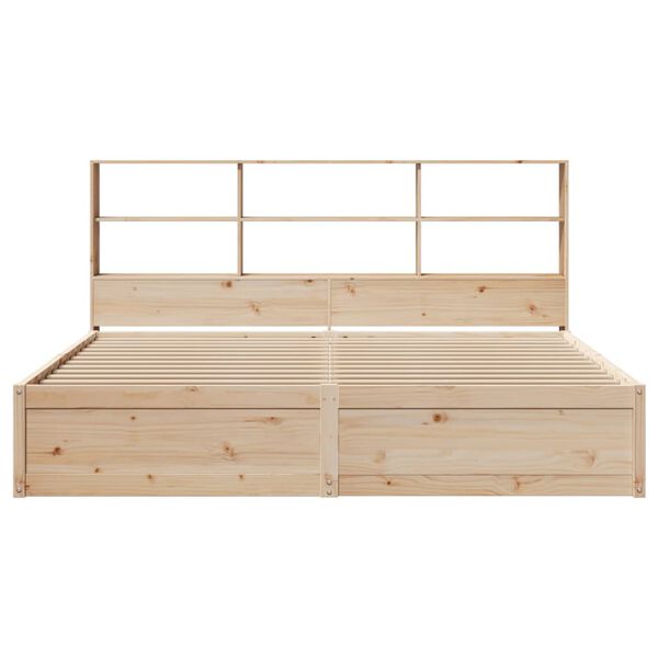 vidaXL Cadre de lit sans matelas 180x200 cm bois massif de pin
