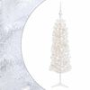 vidaXL Sapin de No&euml;l artificiel &eacute;troit avec boules 150 cm 150 LED