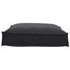vidaXL Coussin Noir 70 x 70 x 12 cm Tissu Oxford