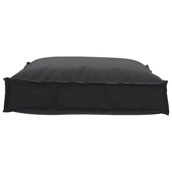 vidaXL Coussin Noir 70 x 70 x 12 cm Tissu Oxford
