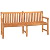 vidaXL Ensemble &agrave; manger de jardin 5pcs Bois de teck massif